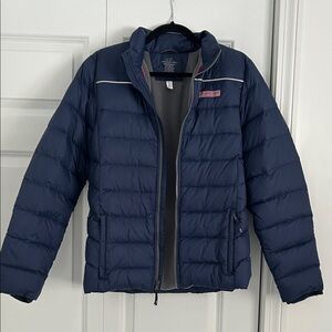 Vineyard Vines Puffer Performance Jacket - Navy Blue
